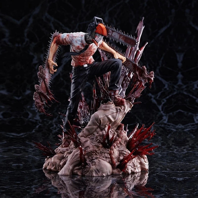 Chainsaw Man Denji & Pochita Figur – Anime Sammelfigur 22 cm - Seite