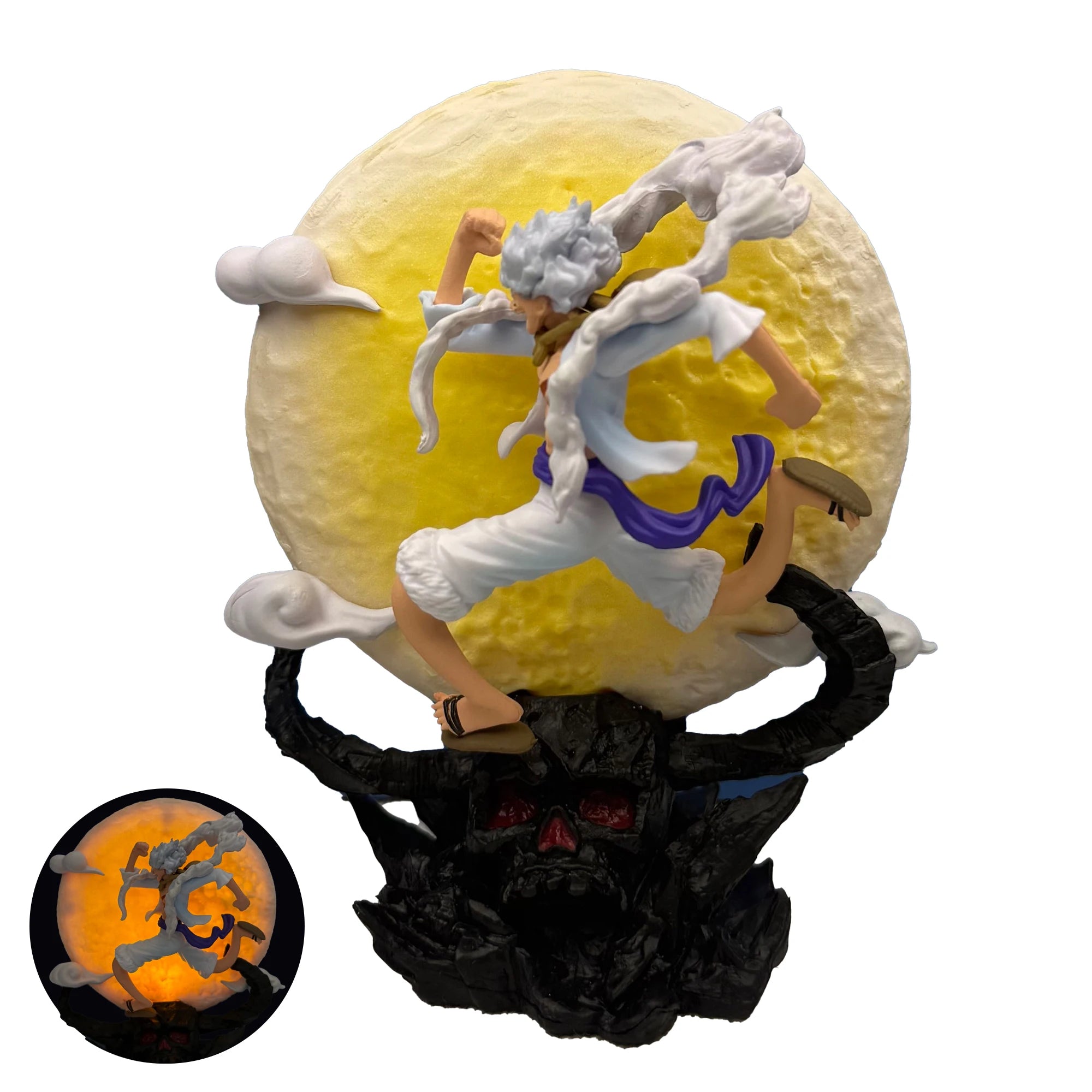 One Piece Luffy Gear 5 (Nika) Figur/Lampe Detail 2