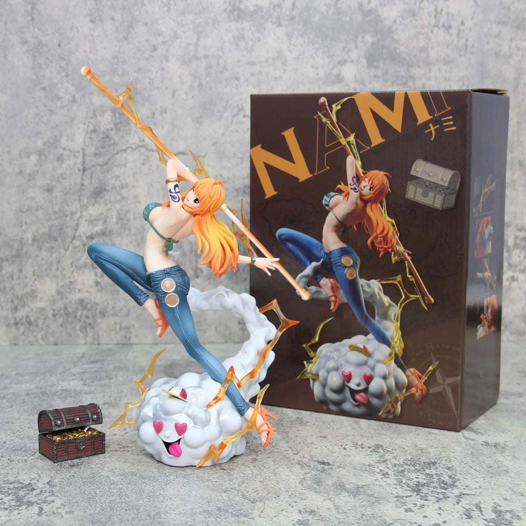 One Piece Nami Anime Sammelfigur 29 cm – Frontansicht
