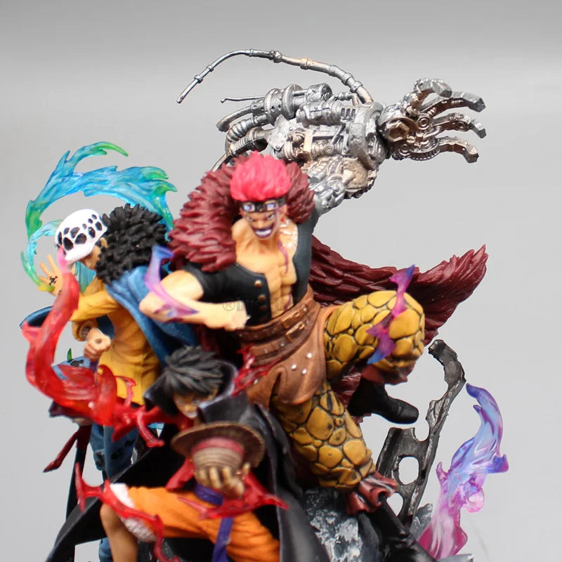 One Piece Ruffy, Law & Kid Figur - Detail